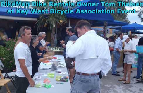 Tom Theisen at Key West Bicycle Association meeting