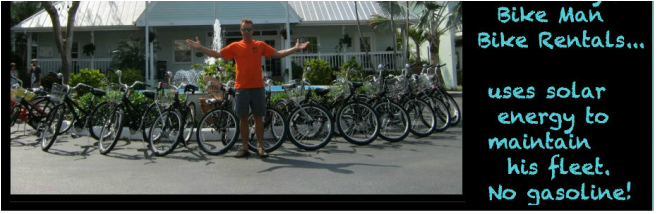 cycling Key West rental bikes