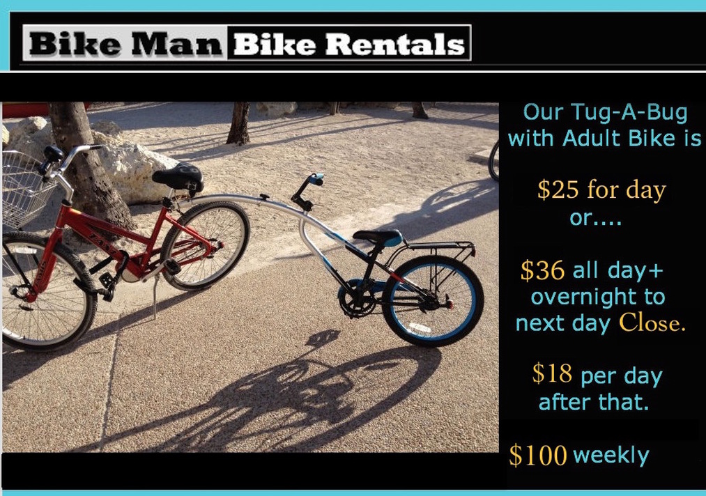 rental bikes for families in key west