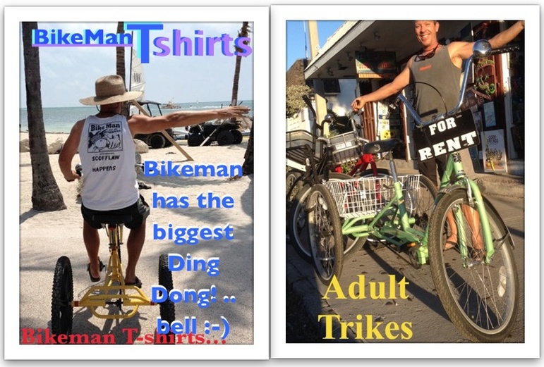 three wheel bikes for rent in key west