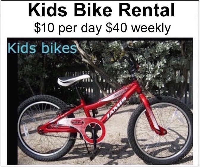 kids bike rental Key West
